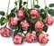 Artificial Rose Flowers 10pcs Long Stem Silk Roses for Wedding Bouquet Centerpiece Decor